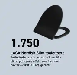 Comfort LAGA Nordisk Slim toalettsete, NOK 1750 tilbud