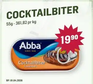 Holdbart COCKTAILBITER, NOK 19.9 tilbud