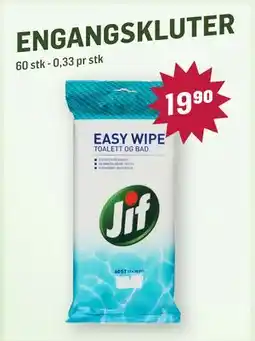 Holdbart ENGANGSKLUTER, NOK 19.9 tilbud