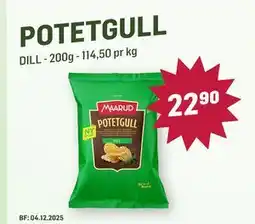 Holdbart POTETGULL, NOK 22.9 tilbud