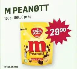 Holdbart M PEANØTT, NOK 29.9 tilbud