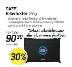 Thansen Bilavfukter, NOK 90.3 tilbud