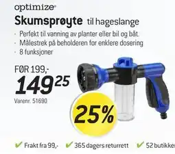 Thansen Skumsprøyte, NOK 149.25 tilbud