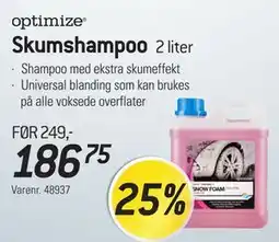 Thansen Skumshampoo, NOK 186.75 tilbud