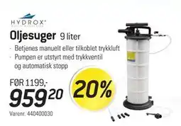 Thansen Oljesuger, NOK 959.2 tilbud