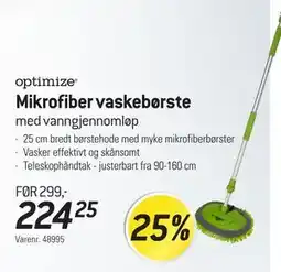 Thansen Mikrofiber vaskebørste, NOK 224.25 tilbud