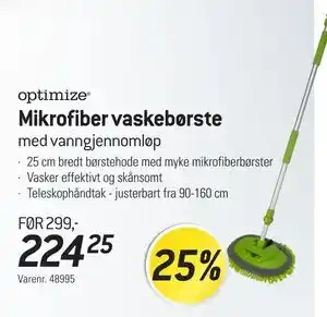 Thansen Mikrofiber vaskebørste, NOK 224.25 tilbud