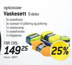 Thansen Vaskesett, NOK 149.25 tilbud