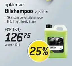Thansen Bilshampoo, NOK 126.75 tilbud