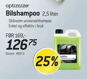 Thansen Bilshampoo, NOK 126.75 tilbud