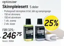 Thansen Skinnpleiesett, NOK 246.75 tilbud
