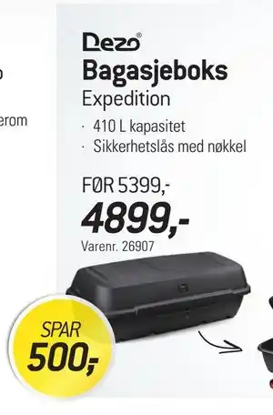 Thansen Bagasjeboks, NOK 4899 tilbud