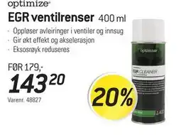 Thansen EGR ventilrenser, NOK 143.2 tilbud