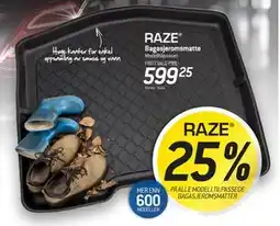 Thansen 25% PÅ ALLE MODELLTILPASSEDE BAGASJEROMSMATTER tilbud