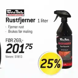 Thansen Rustfjerner, NOK 201.75 tilbud