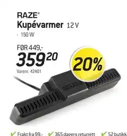 Thansen Kupévarmer, NOK 359.2 tilbud