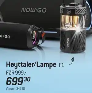 Thansen Høyttaler/Lampe, NOK 699.3 tilbud