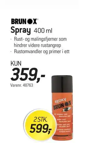 Thansen Spray, NOK 359 tilbud