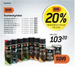 Thansen RUSTBESKYTTELSE FRA SUVO tilbud