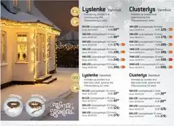 Thansen Clusterlys tilbud