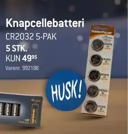 Thansen Knapcellebatteri, NOK 5 tilbud