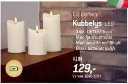 Thansen Kubbelys, NOK 129 tilbud
