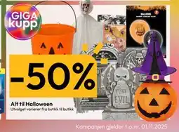 Gigaboks Alt til Halloween tilbud