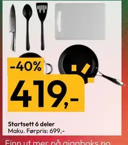 Gigaboks Startsett 6 deler, NOK 419 tilbud