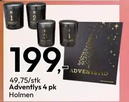 Gigaboks Adventlys 4 pk, NOK 199 tilbud
