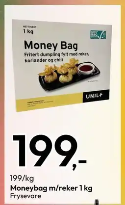 Gigaboks Moneybag m/reker 1 kg, NOK 199 tilbud