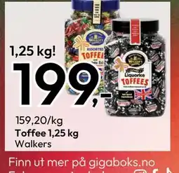 Gigaboks Toffee 1,25 kg, NOK 199 tilbud