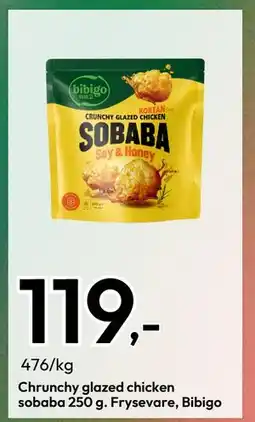 Gigaboks Chrunchy glazed chicken sobaba 250 g, NOK 119 tilbud