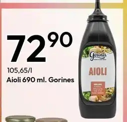 Gigaboks Aioli 690 ml. Gorines, NOK 72.9 tilbud