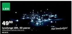 Biltema Lysslynge LED, 50 pærer, NOK 49.9 tilbud