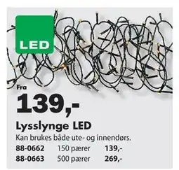 Biltema Lysslynge LED tilbud