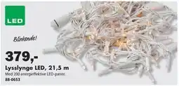 Biltema Lysslynge LED, 21,5 m, NOK 379 tilbud