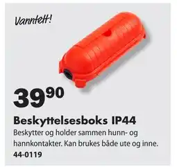 Biltema Beskyttelsesboks IP44, NOK 39.9 tilbud