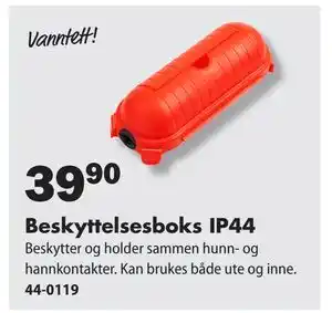 Biltema Beskyttelsesboks IP44, NOK 39.9 tilbud