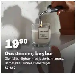 Biltema Gasstenner, bøybar, NOK 19.9 tilbud
