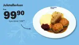 Biltema Juletallerken tilbud