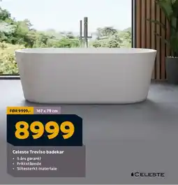 Megaflis CELESTE Treviso badekar tilbud