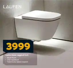 Megaflis LAUFEN Meda veggskål hvit tilbud