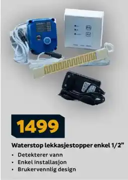 Megaflis Waterstop lekkasjestopper enkel 1/2" tilbud