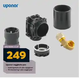 Megaflis UPONOR veggboks pex tilbud