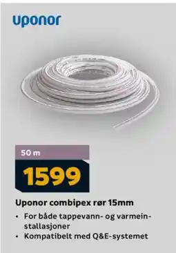 Megaflis UPONOR combipex rør 15mm tilbud