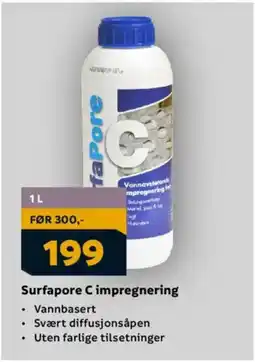 Megaflis Surfapore C impregnering tilbud