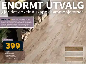 Megaflis Serie Nebraska tilbud