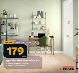 Megaflis EGGER Sand Seefeld Oak laminatgulv tilbud