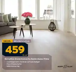 Megaflis BerryAlloc Grand Avenue Ku Damm Aluloc Prime tilbud