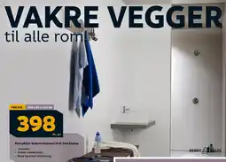 Megaflis BerryAlloc baderomspanel Hvit Snø Glossy tilbud